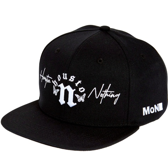 Brand About Nothing, Baseball Cap, Adjustable, Houston, Black, New - Picture 1 of 2